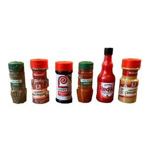 Zuru Mini Brands Spices Hot Sauce Lawrys Lot Food Doll House Accessories Diorama